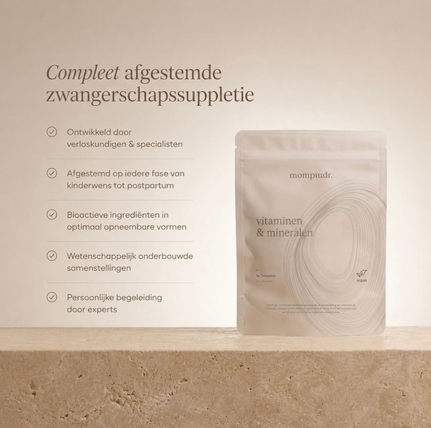 Vitamines Zwangerschap - 1e Trimester supplementen
